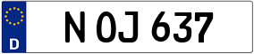Truck License Plate